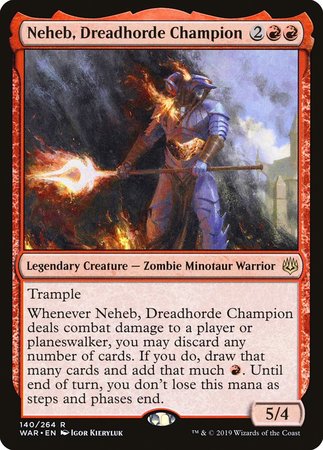 Neheb, Dreadhorde Champion [War of the Spark] | Event Horizon Hobbies CA