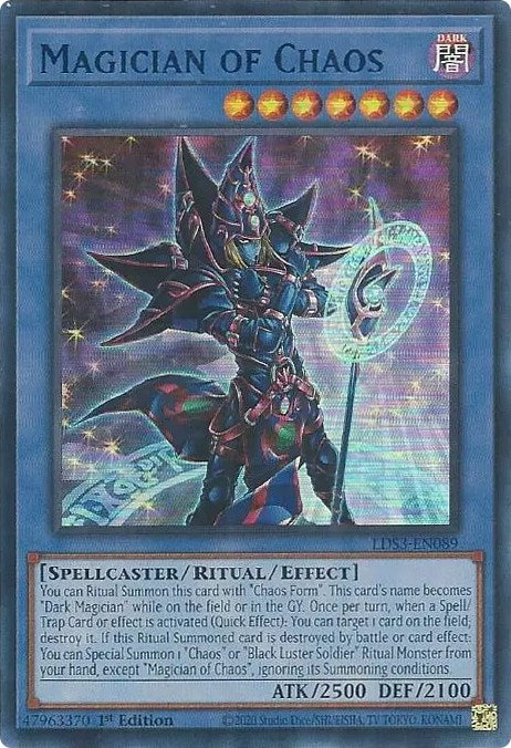 Magician of Chaos (Blue) [LDS3-EN089] Ultra Rare | Event Horizon Hobbies CA