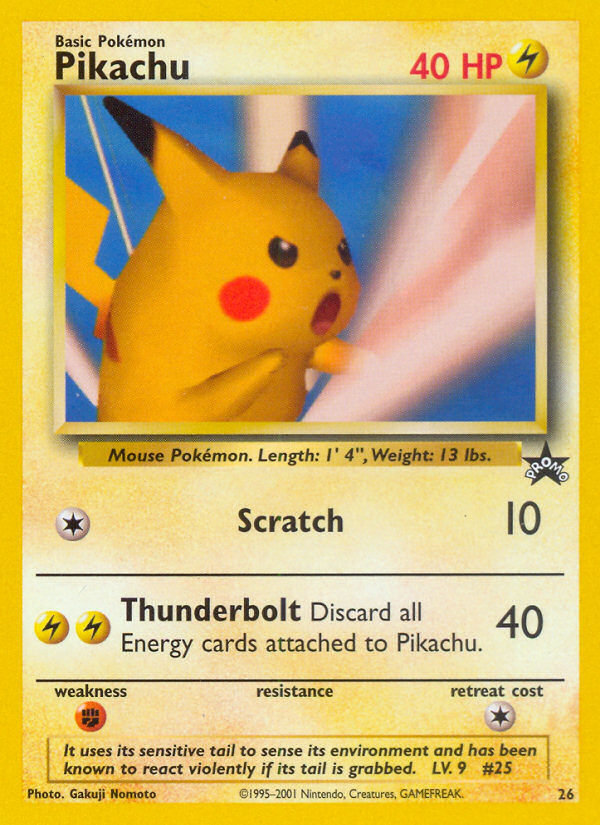 Pikachu (26) [Wizards of the Coast: Black Star Promos] | Event Horizon Hobbies CA