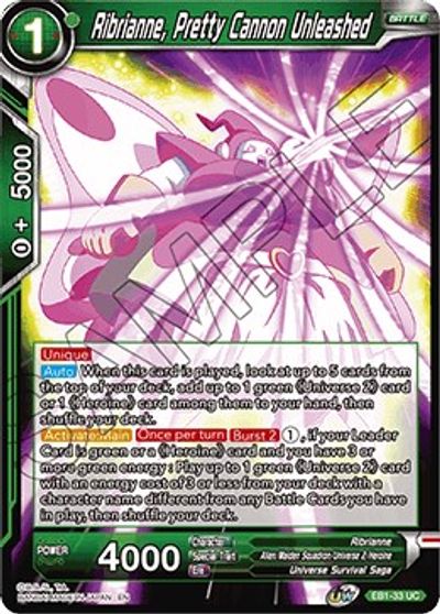 Ribrianne, Pretty Cannon Unleashed (EB1-033) [Battle Evolution Booster] | Event Horizon Hobbies CA