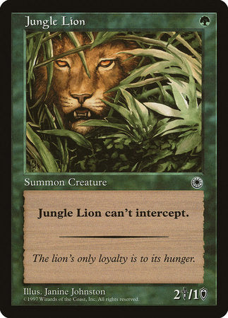 Jungle Lion [Portal] | Event Horizon Hobbies CA