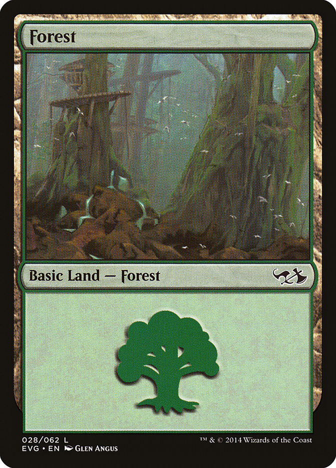 Forest (28) (Elves vs. Goblins) [Duel Decks Anthology] | Event Horizon Hobbies CA