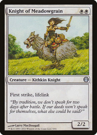 Knight of Meadowgrain [Duel Decks: Knights vs. Dragons] | Event Horizon Hobbies CA