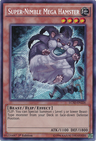 Super-Nimble Mega Hamster [LC5D-EN226] Secret Rare | Event Horizon Hobbies CA