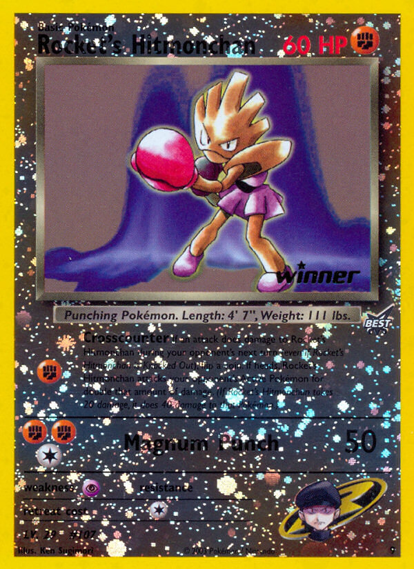 Rocket's Hitmonchan (9) (Winner) [Best of Promos] | Event Horizon Hobbies CA