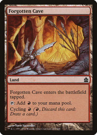 Forgotten Cave [Commander 2011] | Event Horizon Hobbies CA