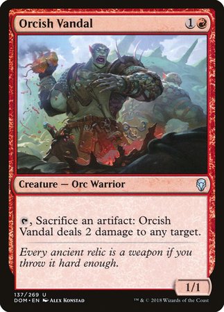 Orcish Vandal [Dominaria] | Event Horizon Hobbies CA