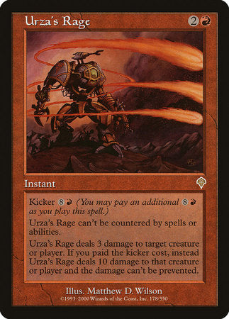 Urza's Rage [Invasion] | Event Horizon Hobbies CA