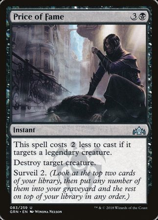 Price of Fame [Guilds of Ravnica] | Event Horizon Hobbies CA