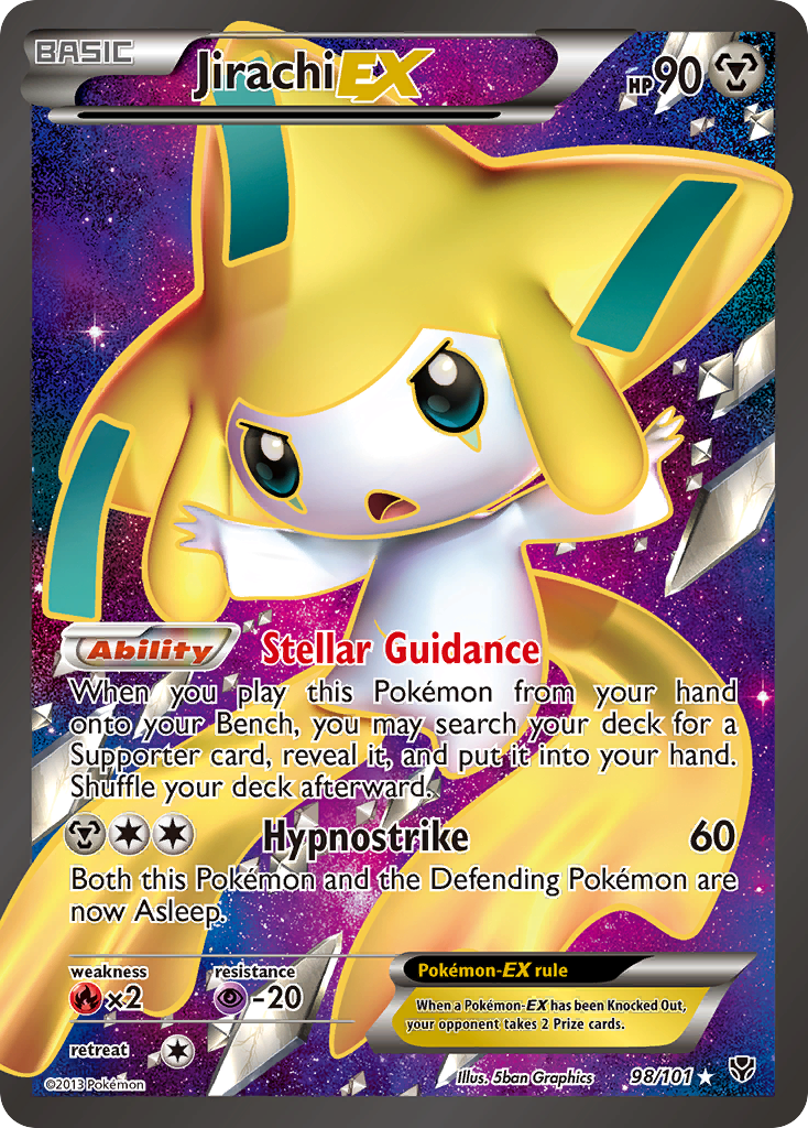 Jirachi EX (98/101) [Black & White: Plasma Blast] | Event Horizon Hobbies CA