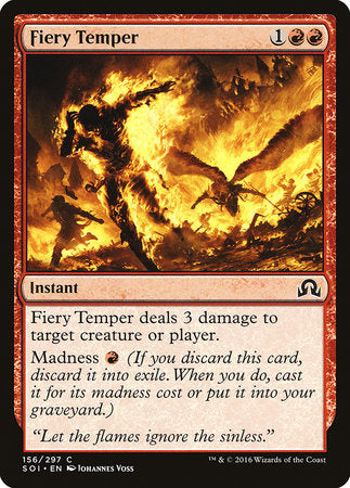 Fiery Temper [Shadows over Innistrad] | Event Horizon Hobbies CA