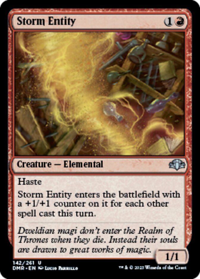 Storm Entity [Dominaria Remastered] | Event Horizon Hobbies CA