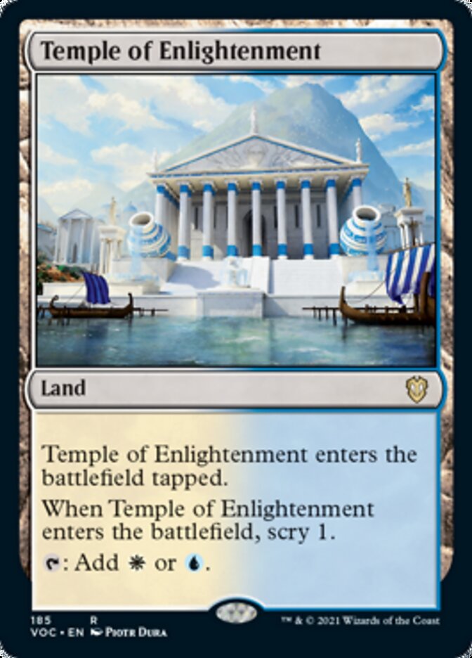 Temple of Enlightenment [Innistrad: Crimson Vow Commander] | Event Horizon Hobbies CA