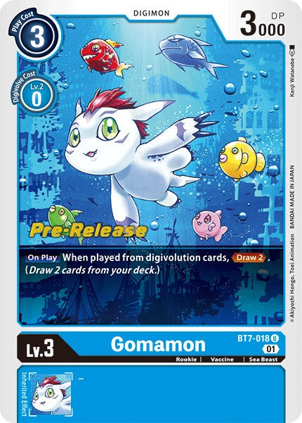 Gomamon [BT7-018] [Next Adventure Pre-Release Cards] | Event Horizon Hobbies CA