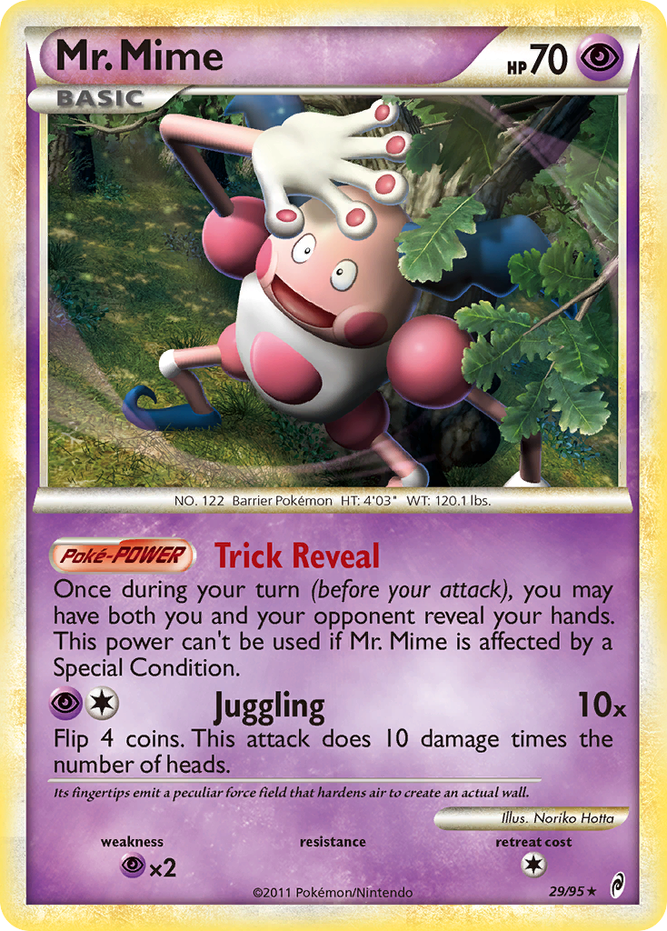 Mr. Mime (29/95) [HeartGold & SoulSilver: Call of Legends] | Event Horizon Hobbies CA