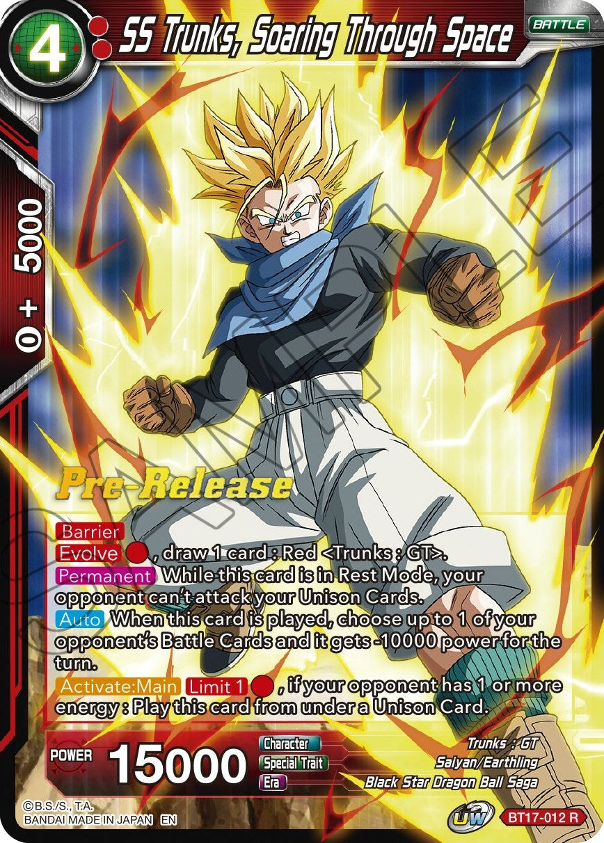 SS Trunks, Soaring Through Space (BT17-012) [Ultimate Squad Prerelease Promos] | Event Horizon Hobbies CA