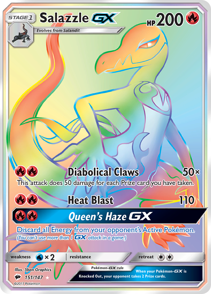 Salazzle GX (151/147) [Sun & Moon: Burning Shadows] | Event Horizon Hobbies CA