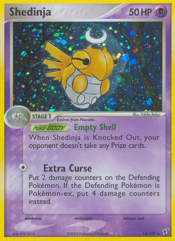 Shedinja (14/107) [EX: Deoxys] | Event Horizon Hobbies CA