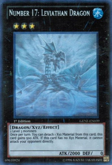 Number 17: Leviathan Dragon [GENF-EN039] Ghost Rare | Event Horizon Hobbies CA