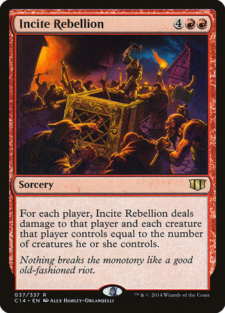 Incite Rebellion [Commander 2014] | Event Horizon Hobbies CA