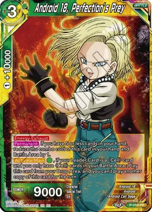 Android 18, Perfection's Prey (P-210) [Mythic Booster] | Event Horizon Hobbies CA