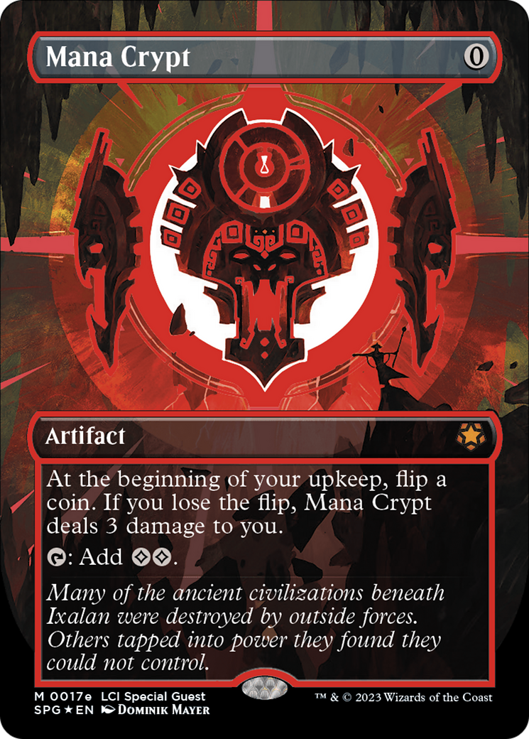 Mana Crypt (0017e) (Borderless) [The Lost Caverns of Ixalan Special Guests] | Event Horizon Hobbies CA