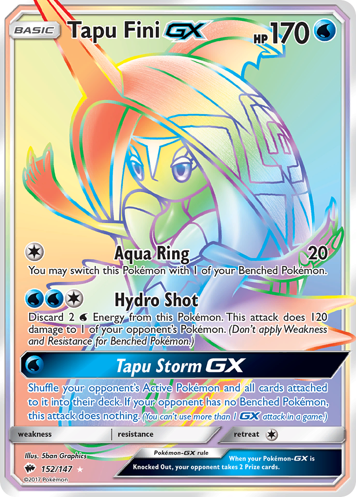 Tapu Fini GX (152/147) [Sun & Moon: Burning Shadows] | Event Horizon Hobbies CA