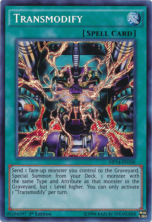 Transmodify [MP14-EN106] Secret Rare | Event Horizon Hobbies CA