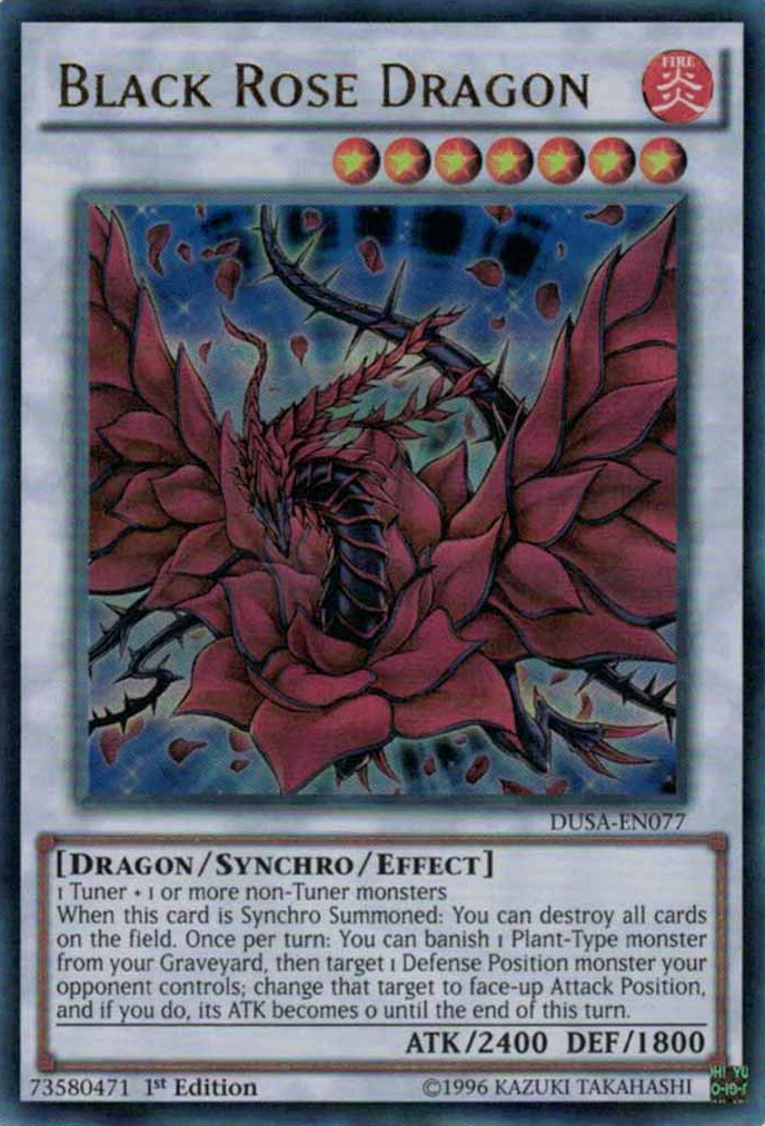 Black Rose Dragon [DUSA-EN077] Ultra Rare | Event Horizon Hobbies CA