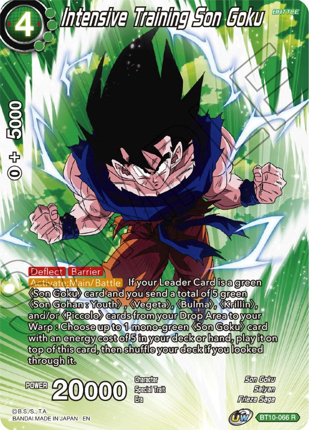 Intensive Training Son Goku (BT10-066) [Theme Selection: History of Son Goku] | Event Horizon Hobbies CA