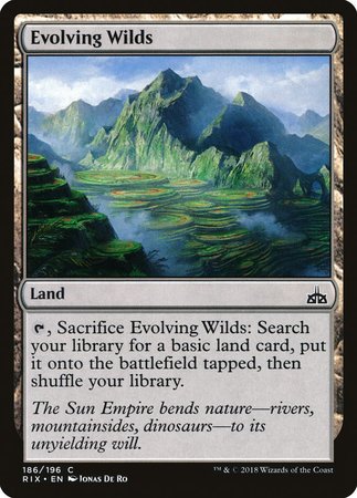 Evolving Wilds [Rivals of Ixalan] | Event Horizon Hobbies CA