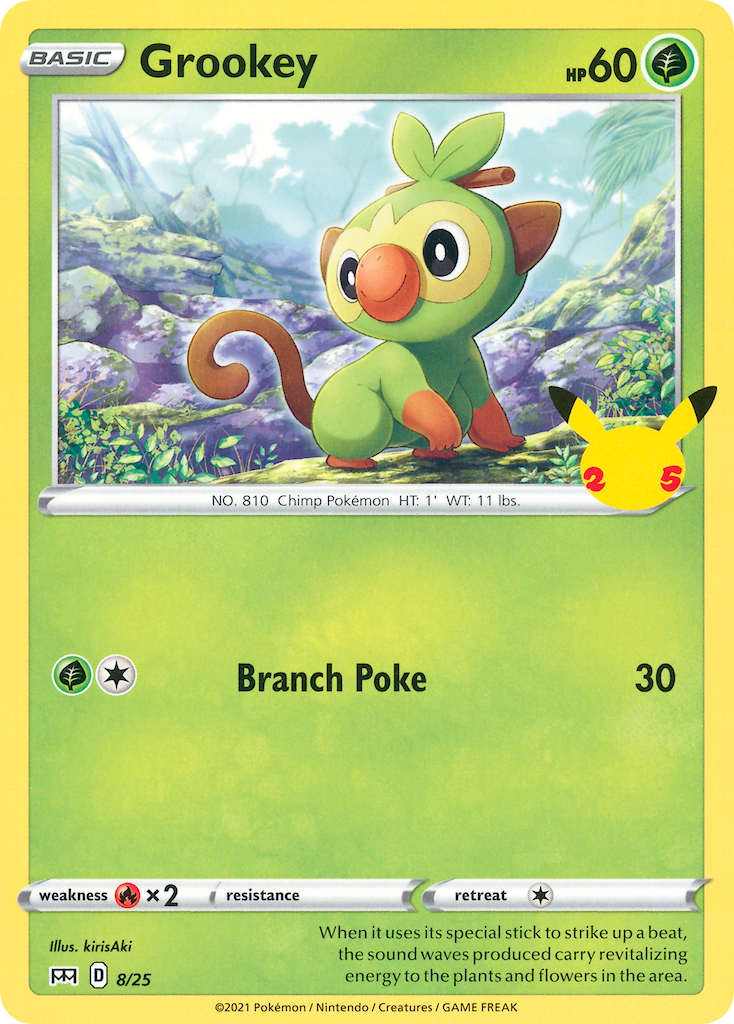 Grookey (8/25) [McDonald's 25th Anniversary] | Event Horizon Hobbies CA