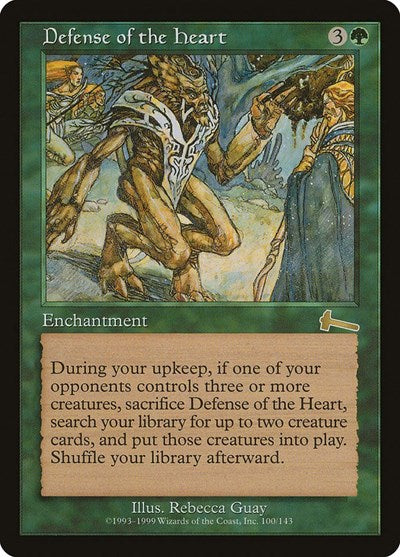 Defense of the Heart [Urza's Legacy] | Event Horizon Hobbies CA