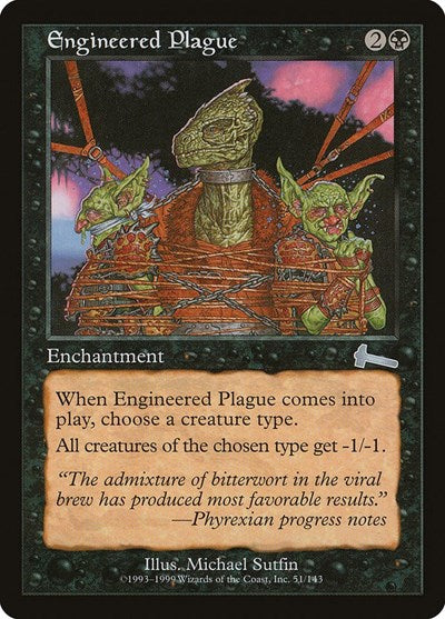 Engineered Plague [Urza's Legacy] | Event Horizon Hobbies CA