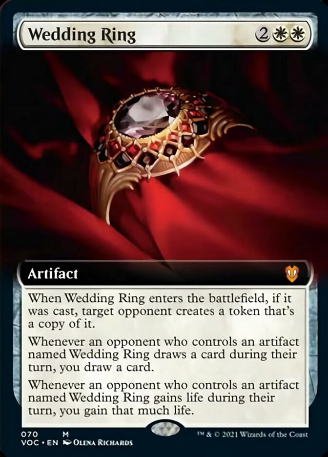 Wedding Ring (Extended) [Innistrad: Crimson Vow Commander] | Event Horizon Hobbies CA