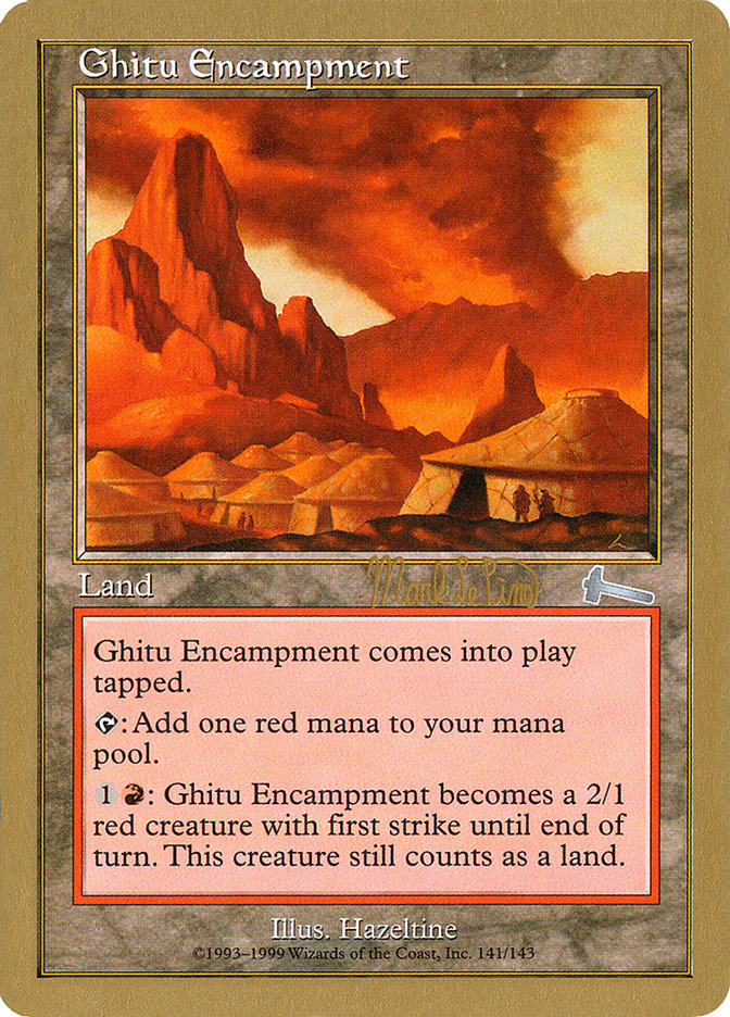 Ghitu Encampment (Mark Le Pine) [World Championship Decks 1999] | Event Horizon Hobbies CA