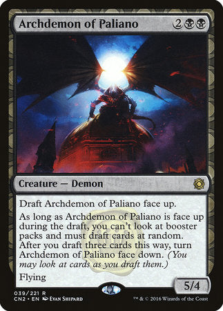 Archdemon of Paliano [Conspiracy: Take the Crown] | Event Horizon Hobbies CA