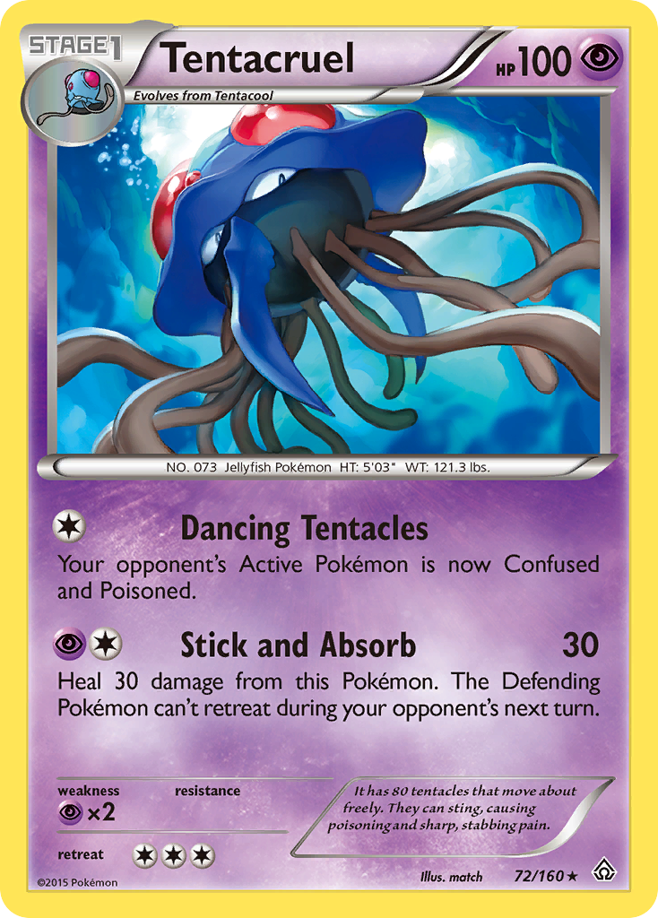 Tentacruel (72/160) [XY: Primal Clash] | Event Horizon Hobbies CA