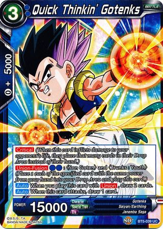 Quick Thinkin' Gotenks (BT5-039) [Miraculous Revival] | Event Horizon Hobbies CA