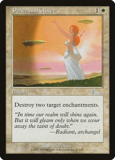 Peace and Quiet [Urza's Legacy] | Event Horizon Hobbies CA