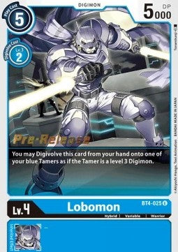 Lobomon [BT4-025] [Great Legend Pre-Release Promos] | Event Horizon Hobbies CA