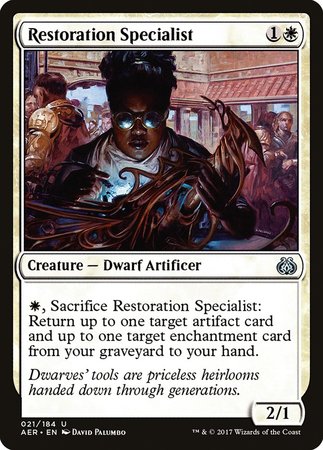 Restoration Specialist [Aether Revolt] | Event Horizon Hobbies CA