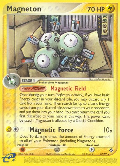 Magneton (17/97) [EX: Dragon] | Event Horizon Hobbies CA