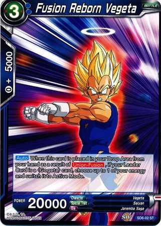 Fusion Reborn Vegeta (Starter Deck - Resurrected Fusion) (SD6-02) [Miraculous Revival] | Event Horizon Hobbies CA