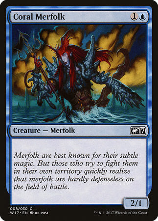 Coral Merfolk [Welcome Deck 2017] | Event Horizon Hobbies CA