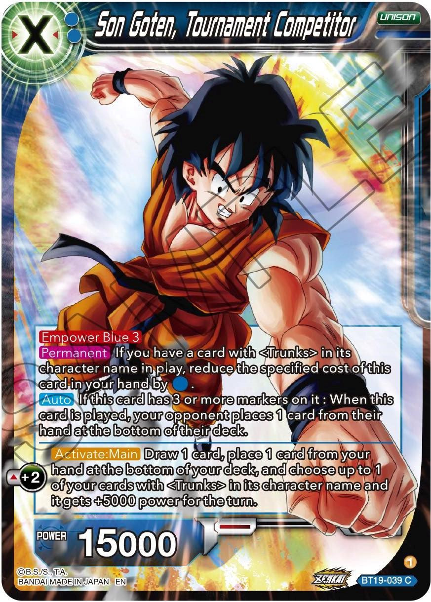 Son Goten, Tournament Competitor (BT19-039) [Fighter's Ambition] | Event Horizon Hobbies CA