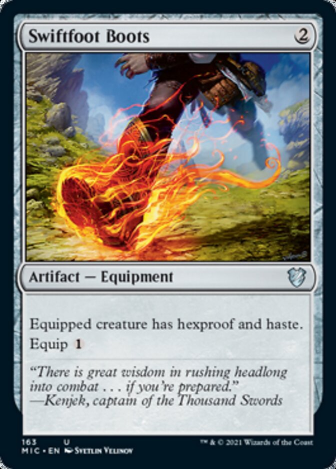 Swiftfoot Boots [Innistrad: Midnight Hunt Commander] | Event Horizon Hobbies CA