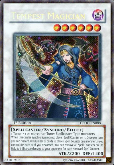 Tempest Magician [CSOC-EN088] Secret Rare | Event Horizon Hobbies CA