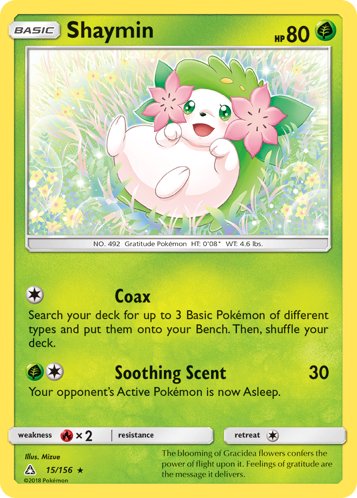 Shaymin (15/156) [Sun & Moon: Ultra Prism] | Event Horizon Hobbies CA