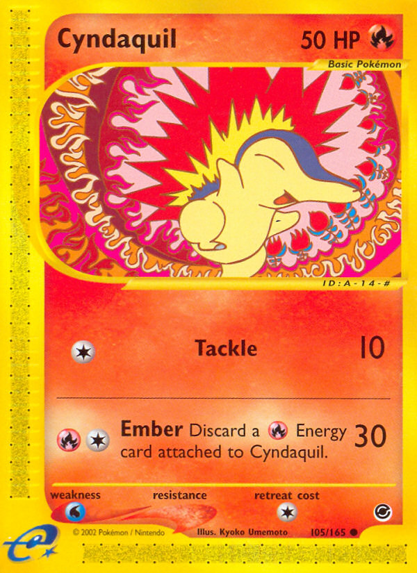 Cyndaquil (105/165) [Expedition: Base Set] | Event Horizon Hobbies CA